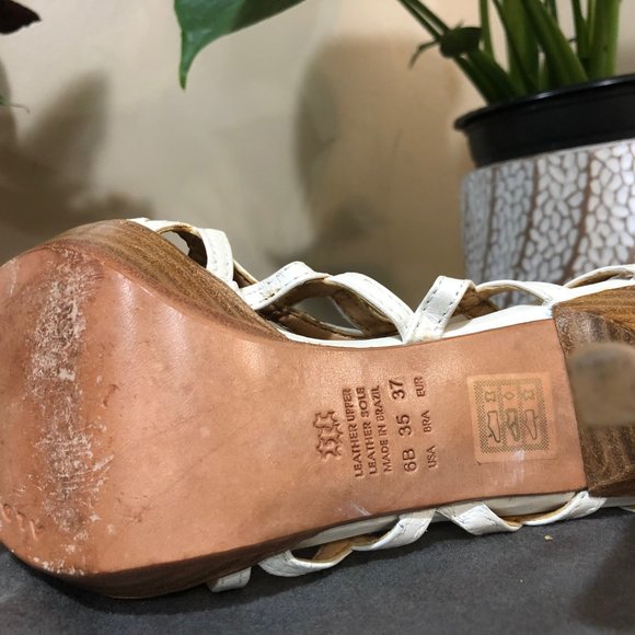 ALDO White Strappy Wedding Heel Sandal - Picture 6 of 6